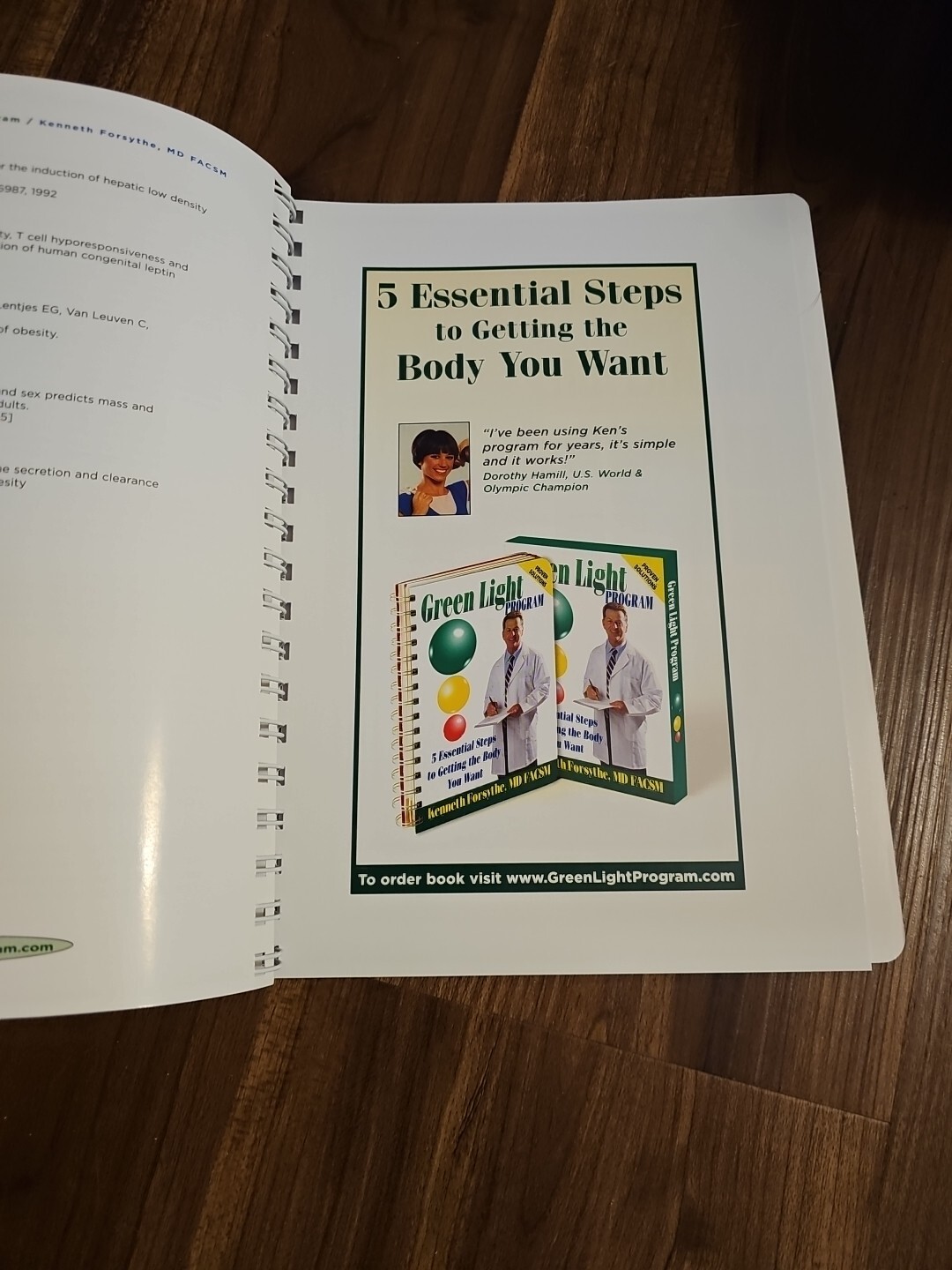Green Light Program By Kenneth Forsythe MD 2005