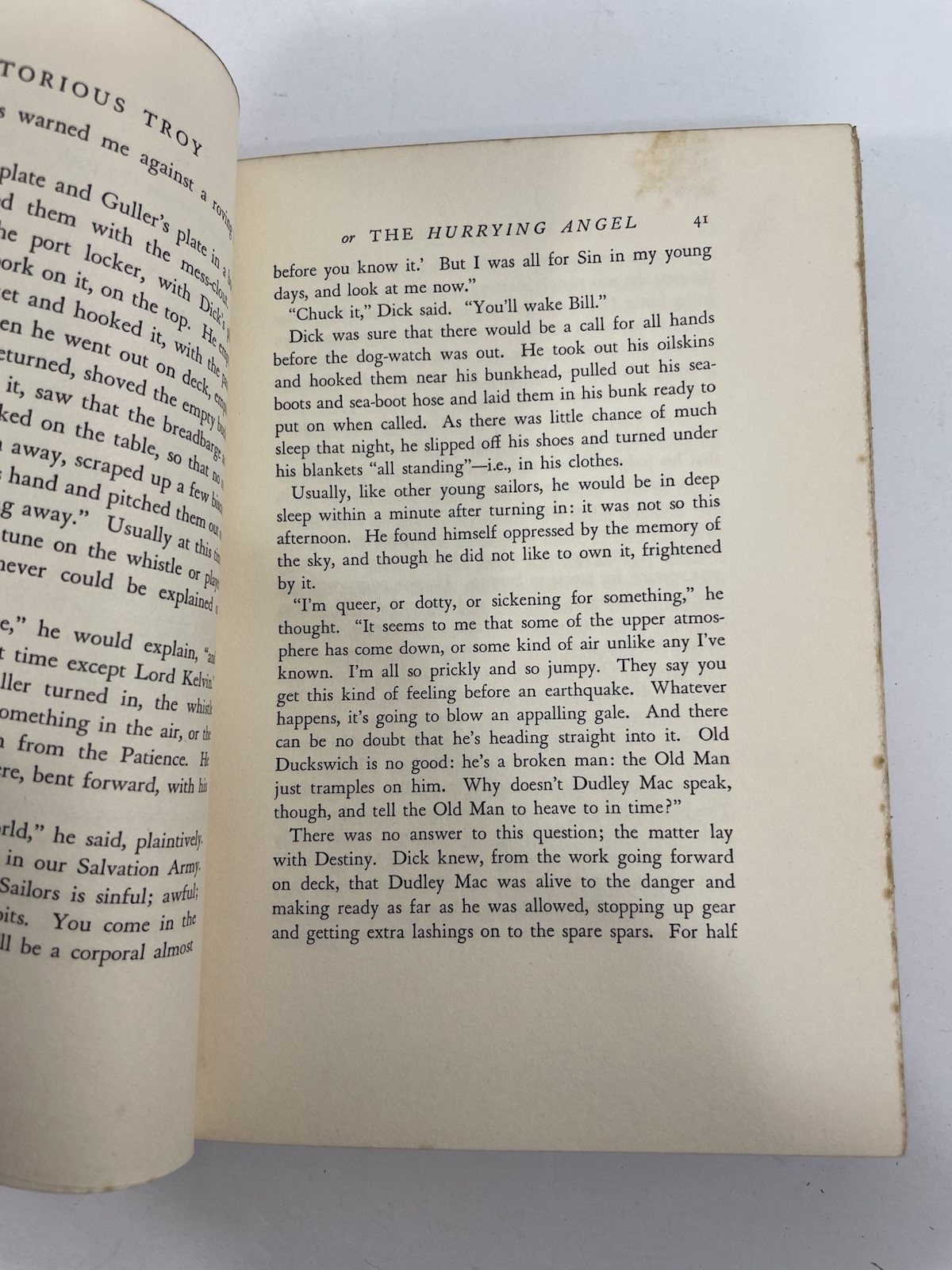 John Masefield VICTORIOUS TROY Macmillan Company 1935 HC