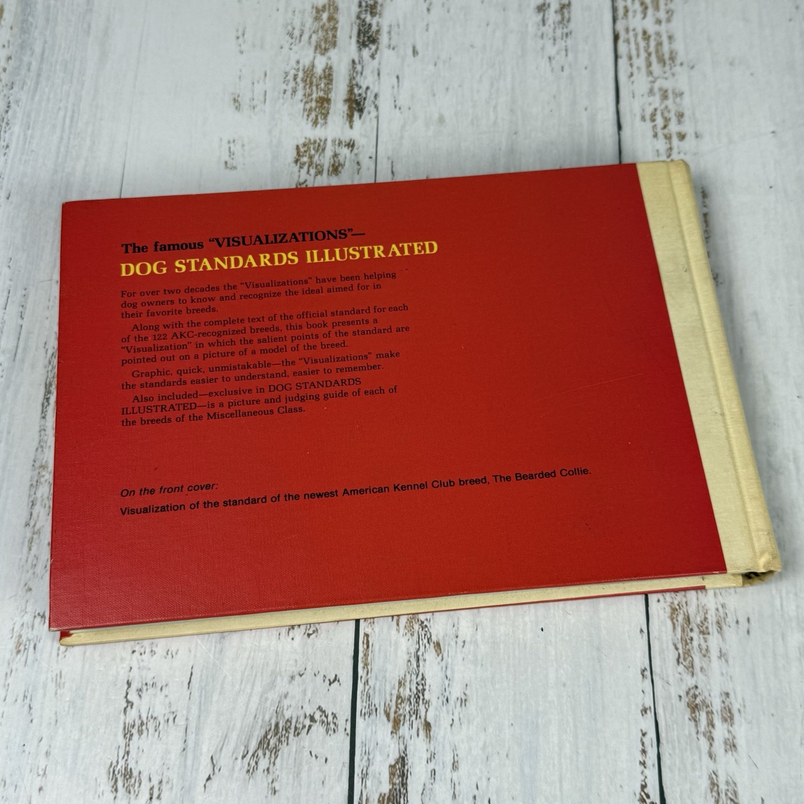 DOGS STANDARDS ILLUSTRATED Visualizations of AKC Recognized Breeds 1977 HB Book