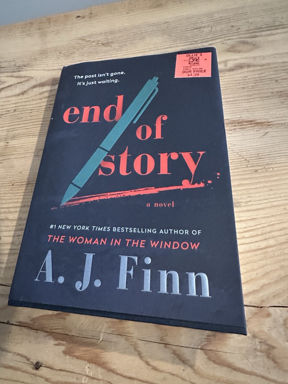 END OF STORY A.J.FINN 2024 HC DJ BOOK