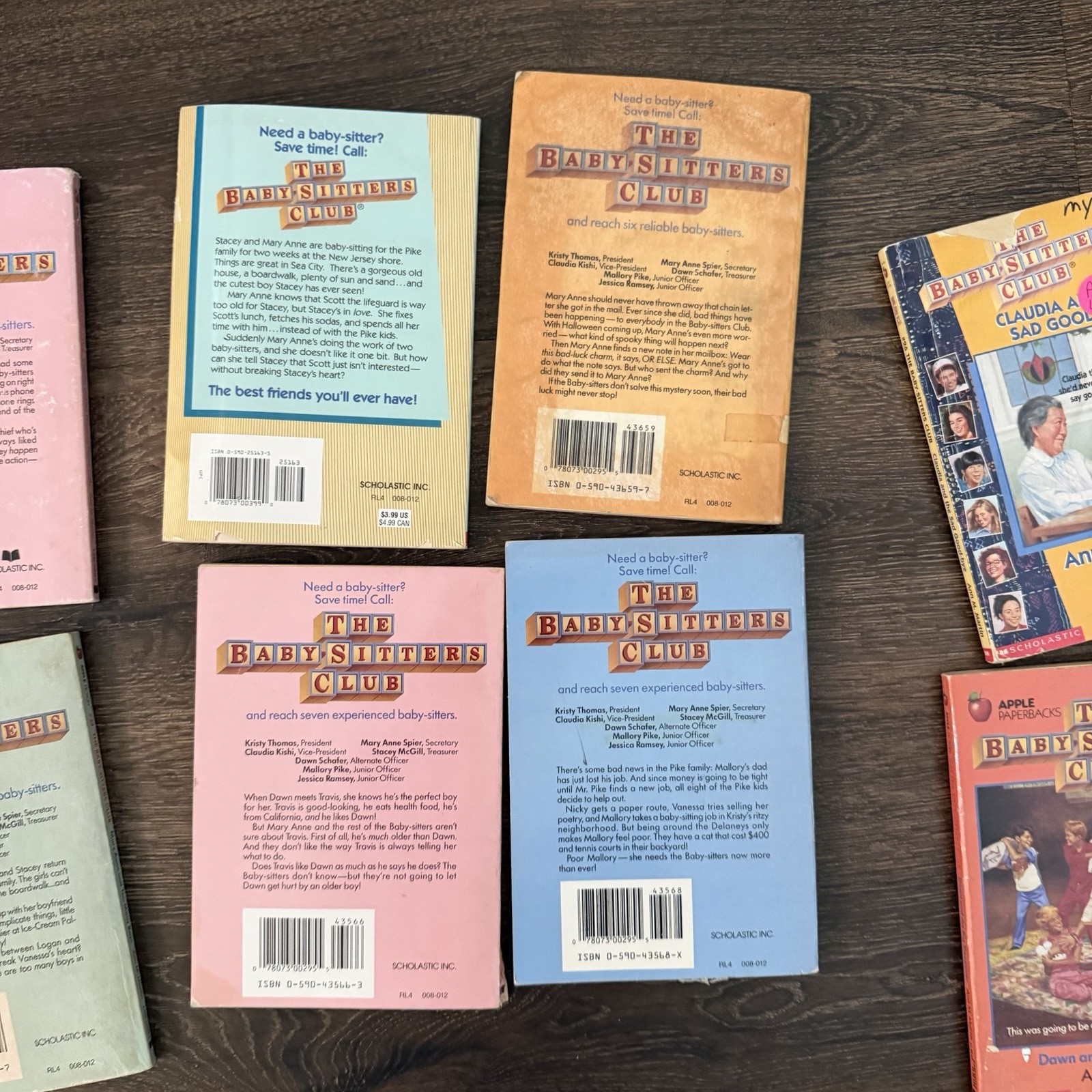 Baby Sitters Club Lot 25 Books Ann M Martin Mixed Series Mystery Specials