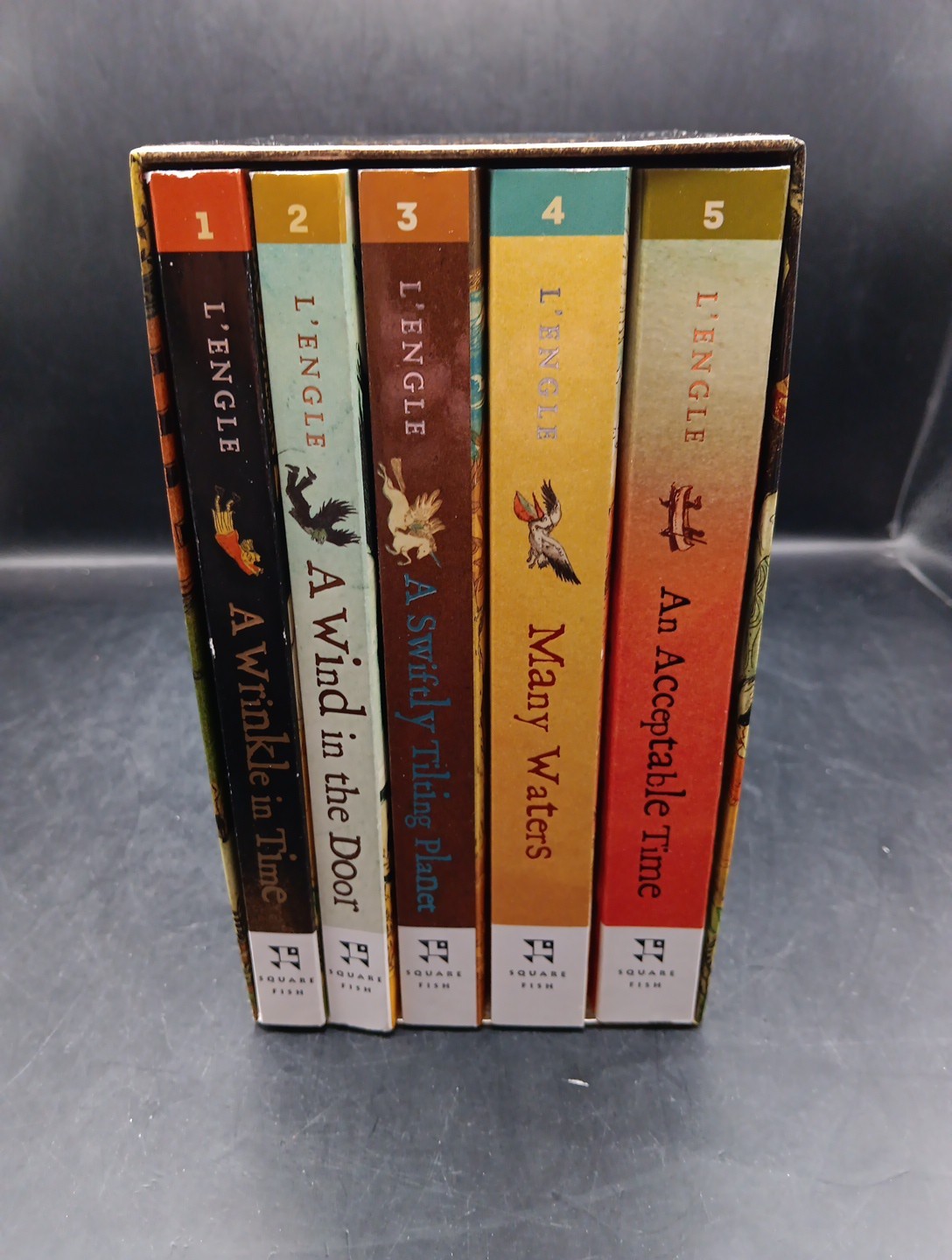 The Wrinkle in Time Boxed Set of 5 paperback books by Madeleine L’Engle