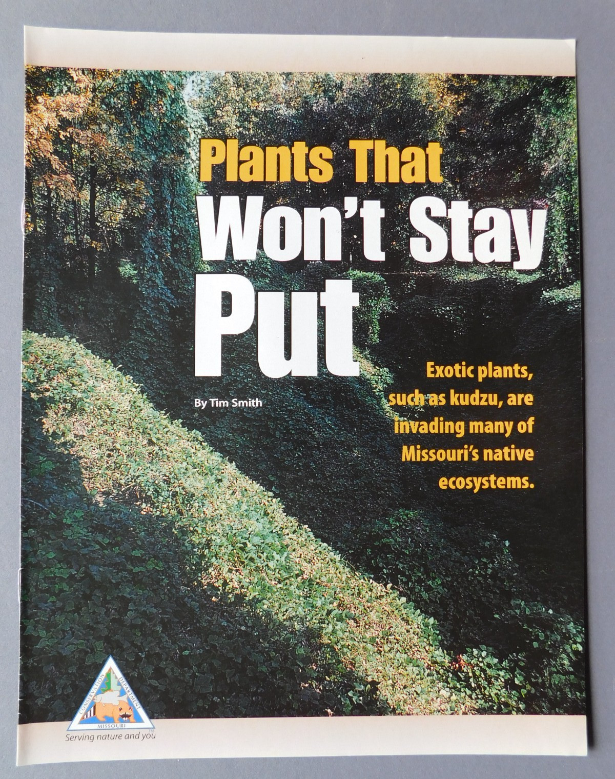 Plants That Won’t Stay Put – by Tim Smith – 2006 paperback MO Dept of Conservat