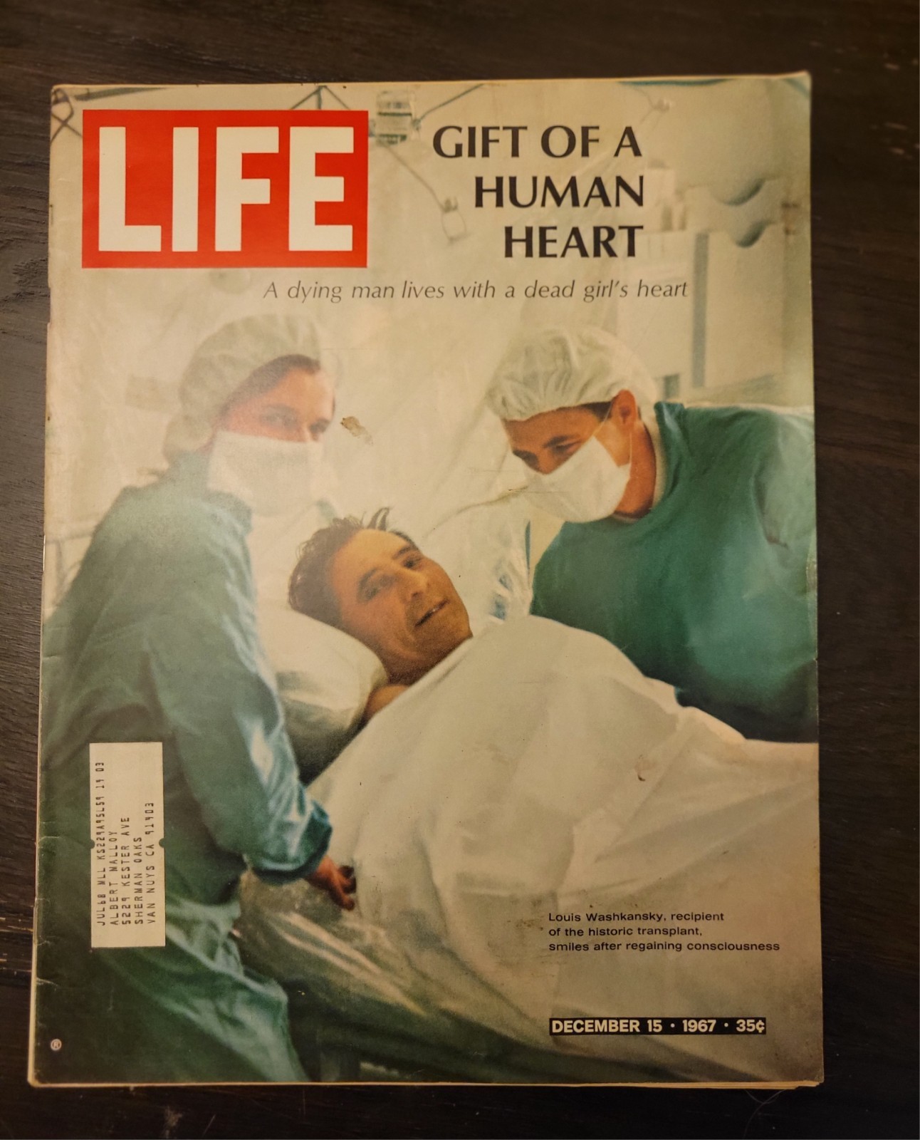 Life Magazine December 15 1967 Gift Of Human Heart
