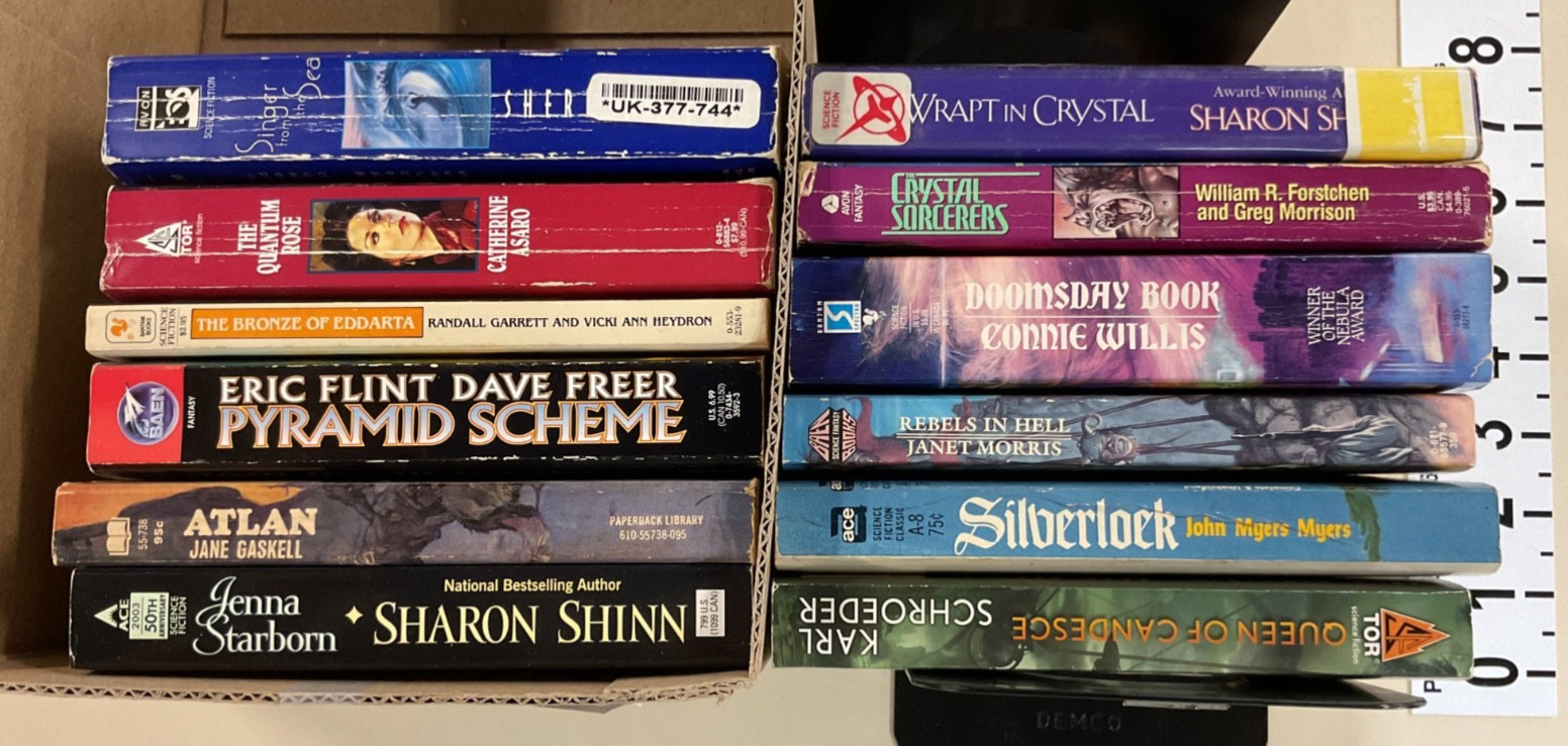Science Fantasy PB Lot of 12 Catherine Asaro, John Myers Myers, Connie Willis