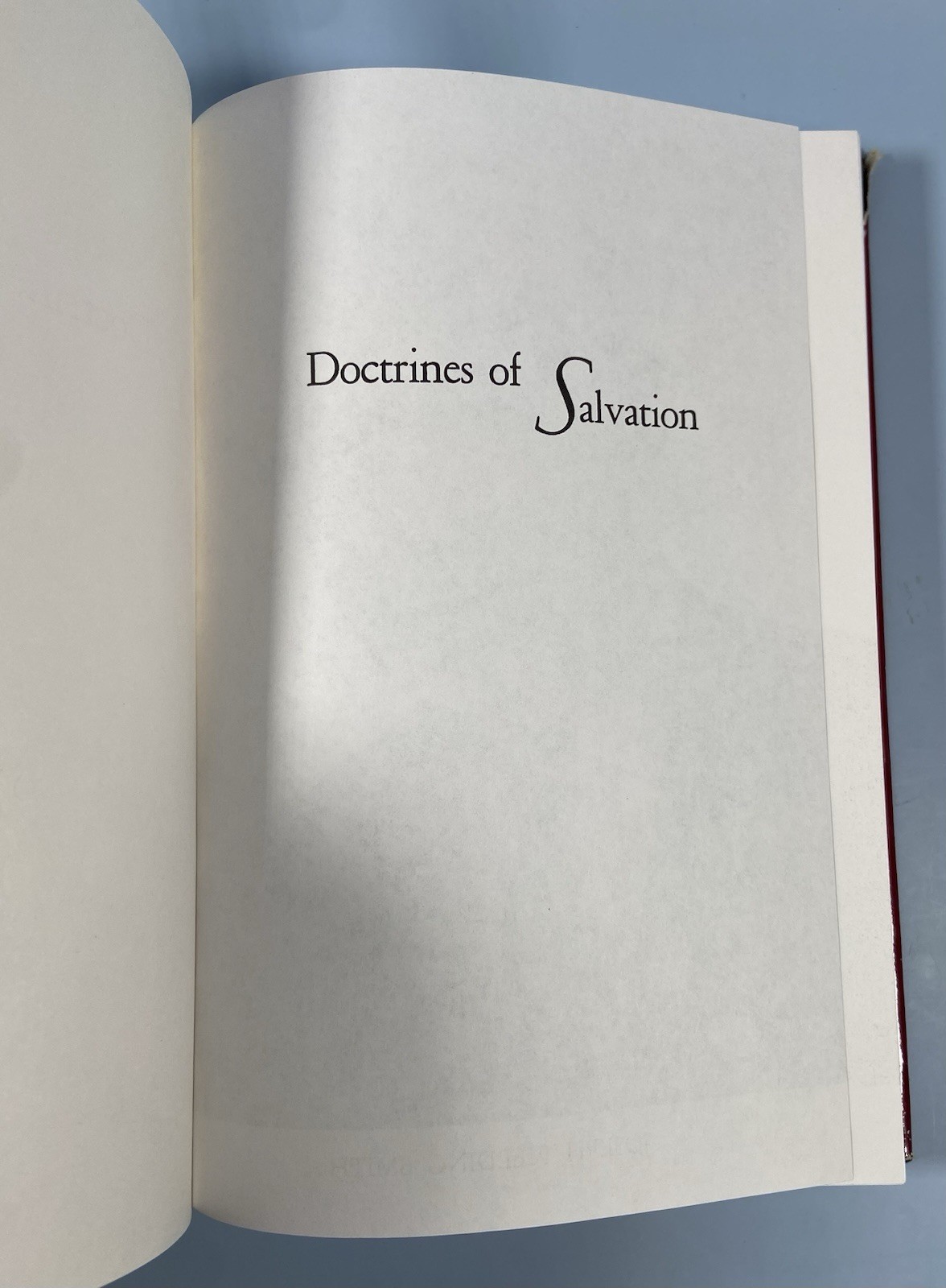 Doctrines of Salvation by Joseph Fielding Smith compete set Vol 1-3, HC/DJ, LDS