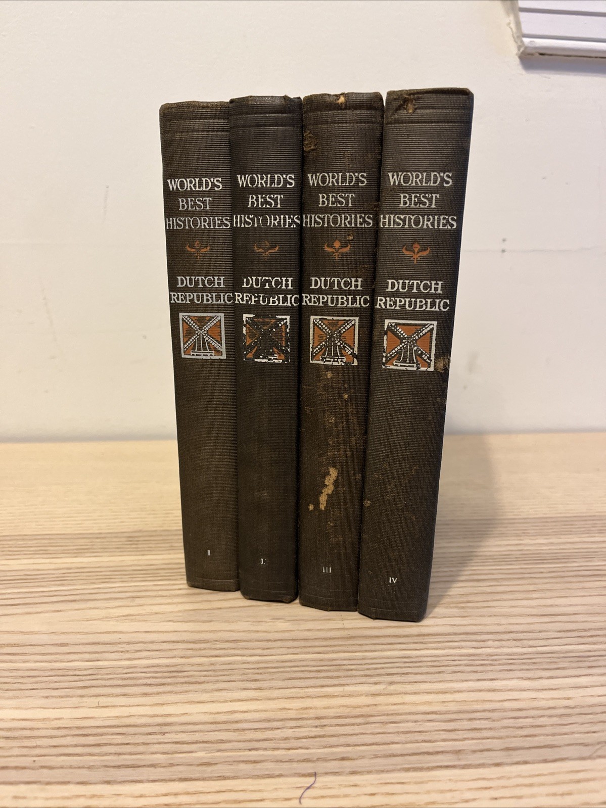 World’s Best Histories: Dutch Reppublic Book Set By Mrs George Horrocks 1900s NL