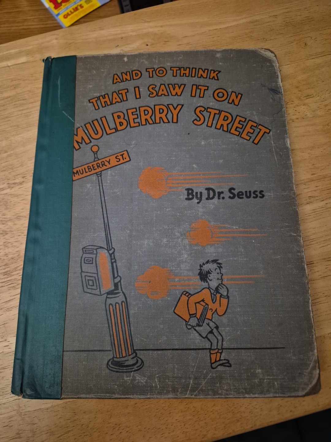 And to Think That I Saw It on Mulberry Street by Dr Seuss Hardcover 1937 EX Lib