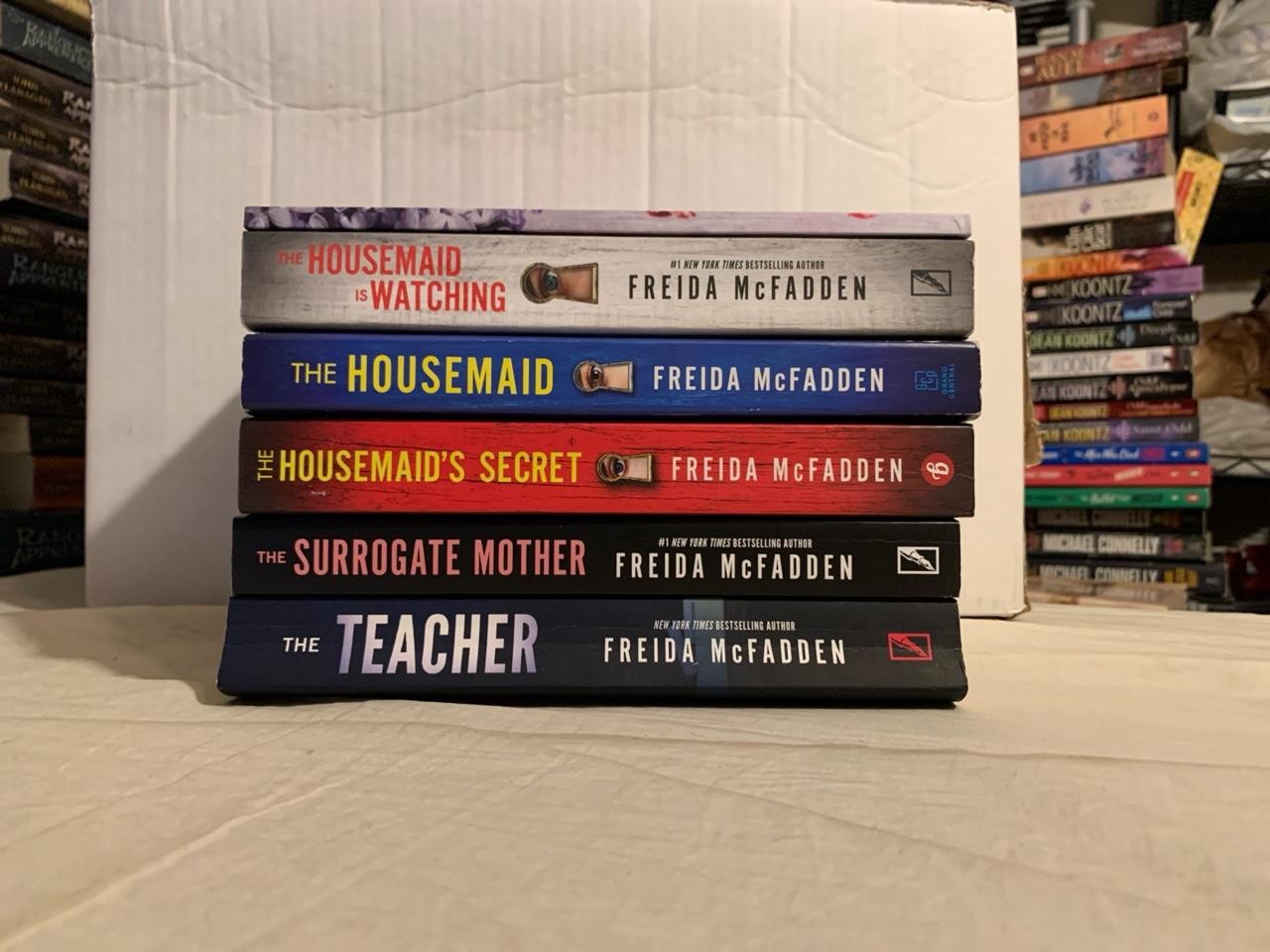 Lot of 6 Freida McFadden The Housemaid Series 1-4 + Teacher Surrogate Mother