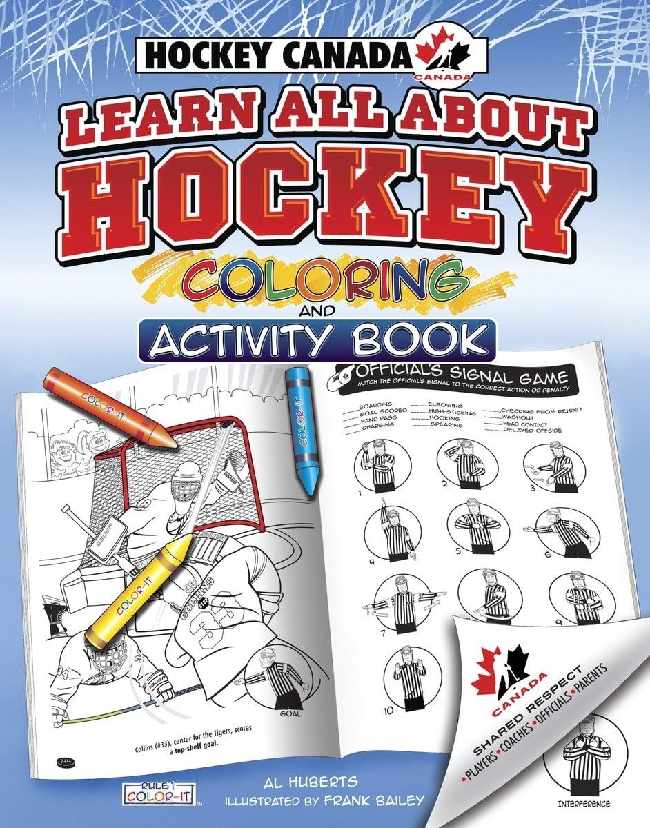 Hockey Canada’s Learn All About Hockey: Color and Activity (Rule 1, Sports C…