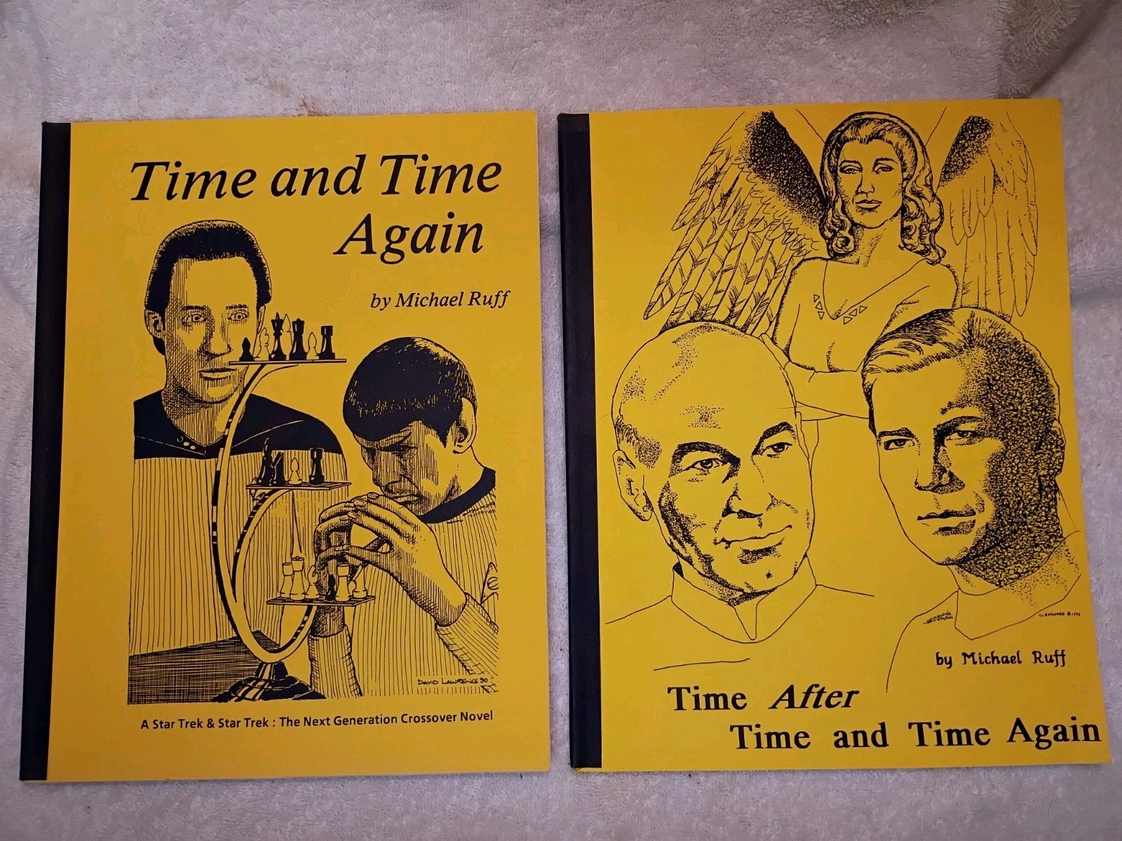 Lot of 2 Star Trek Fanzine. “Time After Time And Time Again” Crossover.