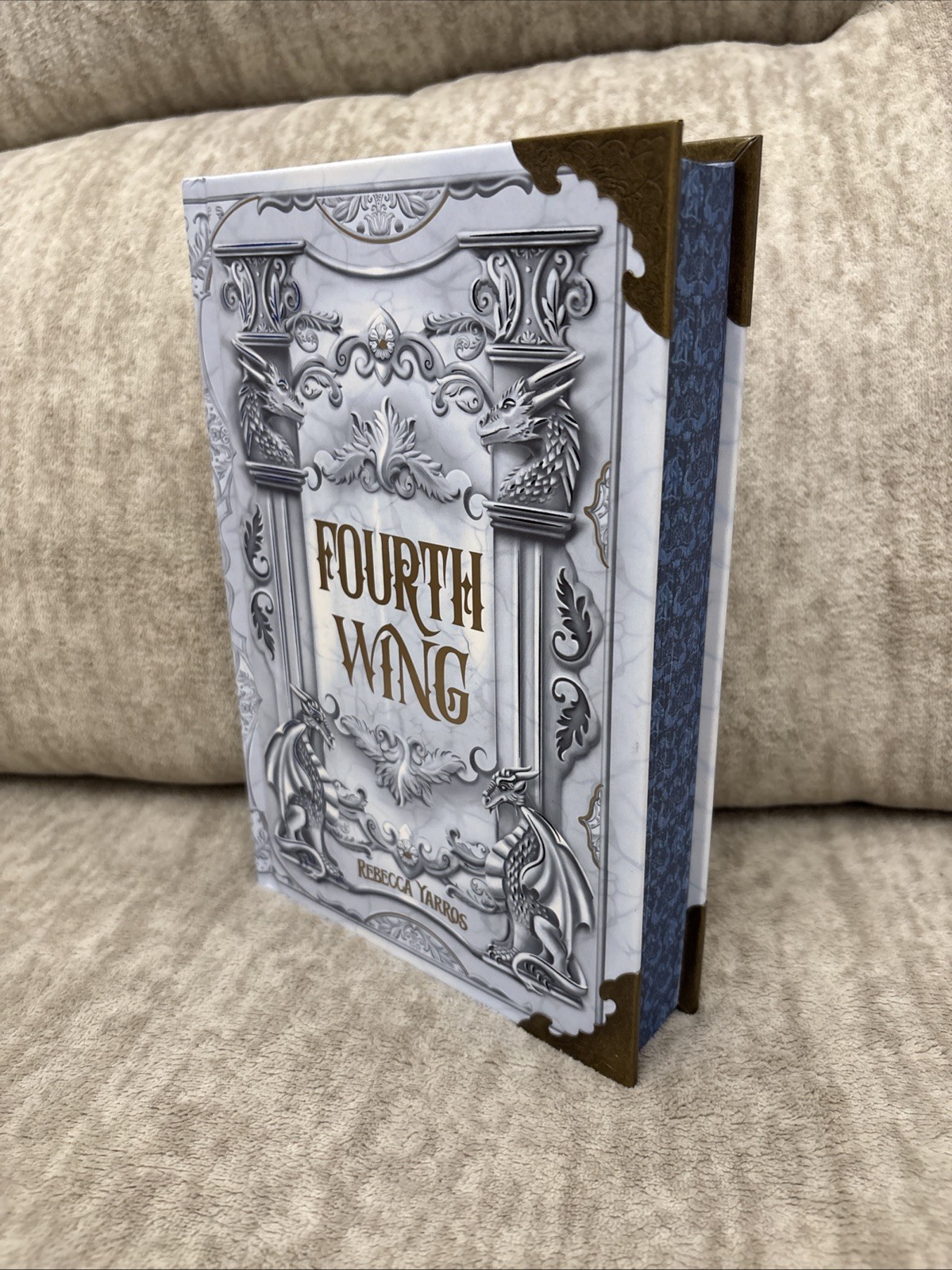 SIGNED (full name!) Fourth Wing Bookish Box w/ Art Overlays Rebecca Yarros