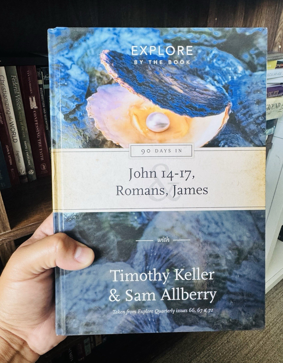 Keller Allberry 90 Days in John 14-17, Romans & James HC 2017 Journal Space