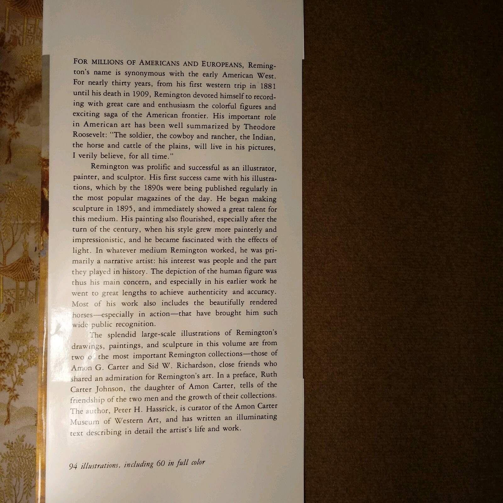 Frederic Remington Text by Peter Hassrick Western Artist