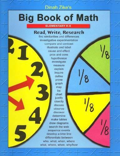 Big Book of Math (Elementary School K-6) – Paperback By Dinah Zike – GOOD