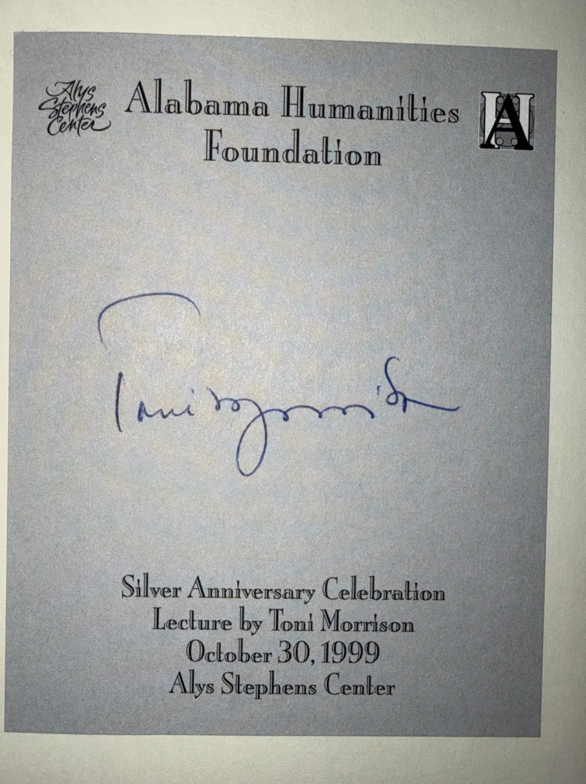 Toni Morrison SIGNED 1998 Paradise History Crime Mystery HC/DJ Like New!