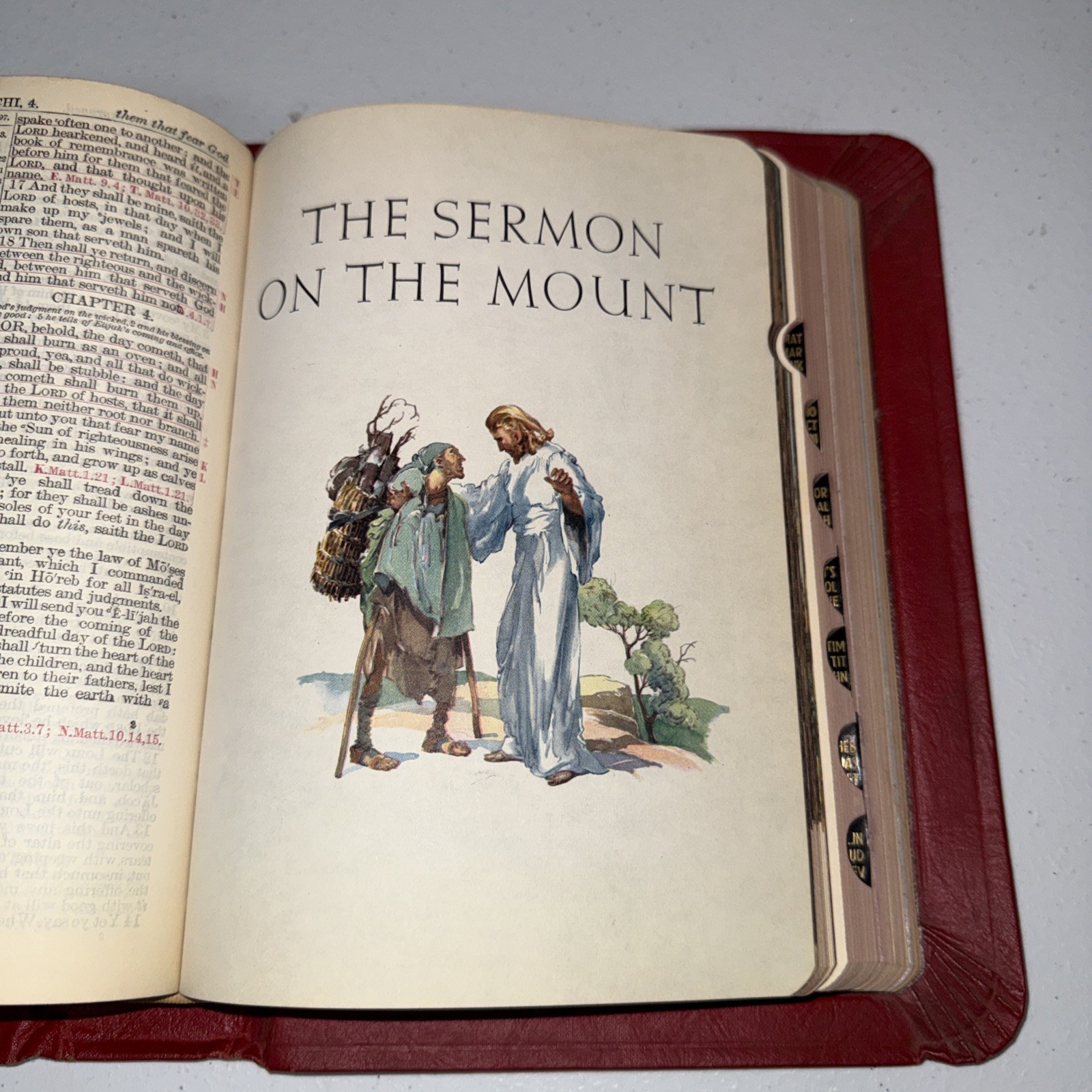 1946 Holy Bible The Good Shepherd Ed Christian Workers Indexed Illustrated EUC