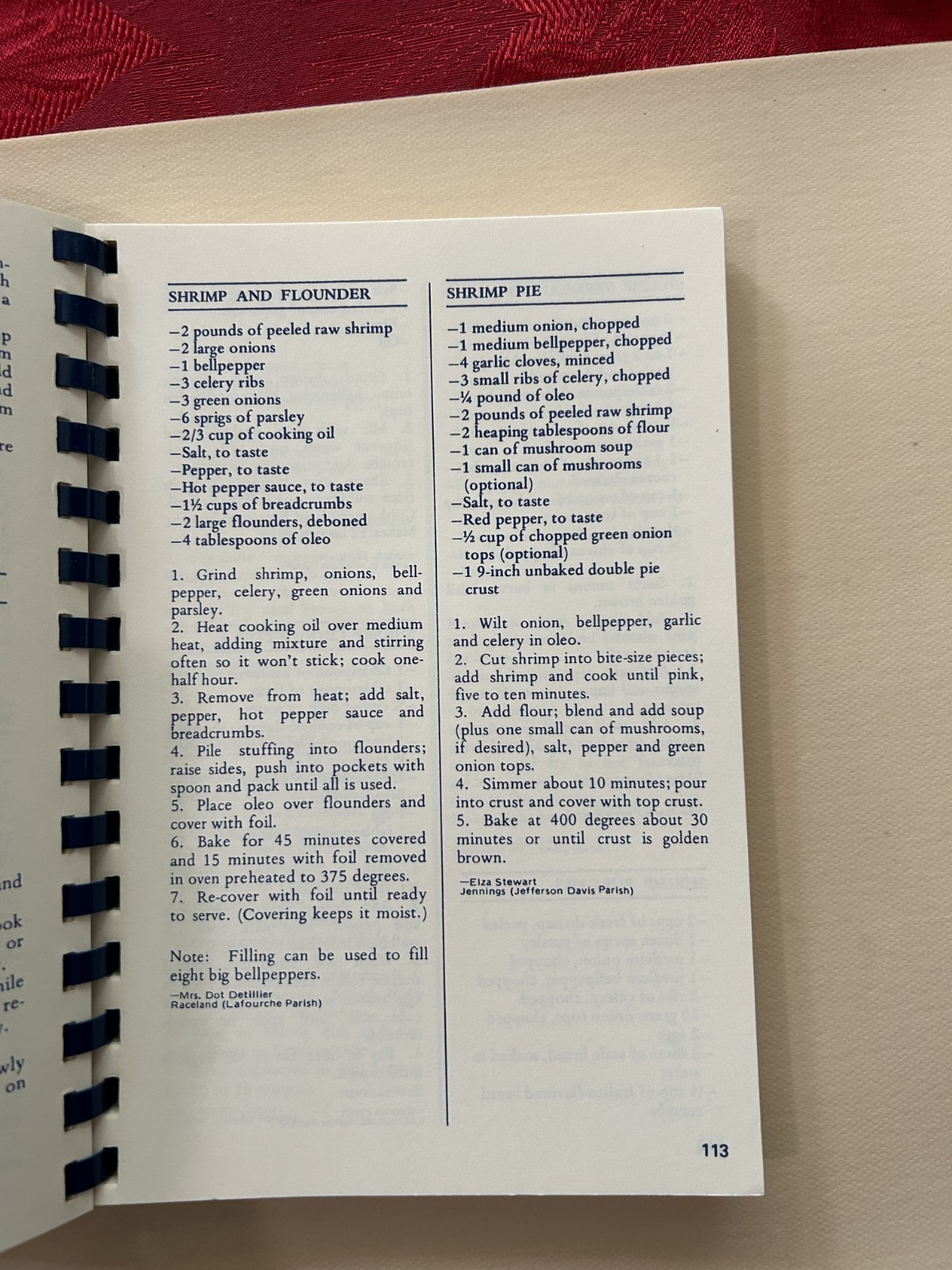 Acadiana profile’s CAJUN COOKING South Louisiana Ashley Montagu 5th 2001 Spiral