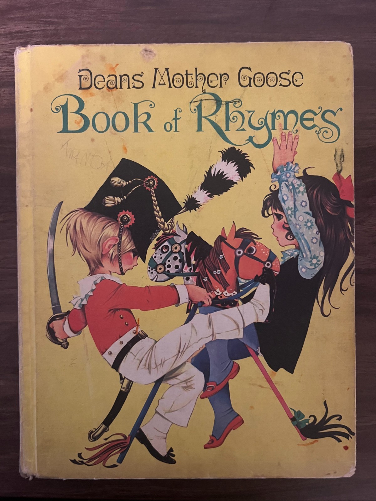 DEANS MOTHER GOOSE BOOK OF RHYMES : Janet & Anne Grahame Johnstone 1970’s VTG