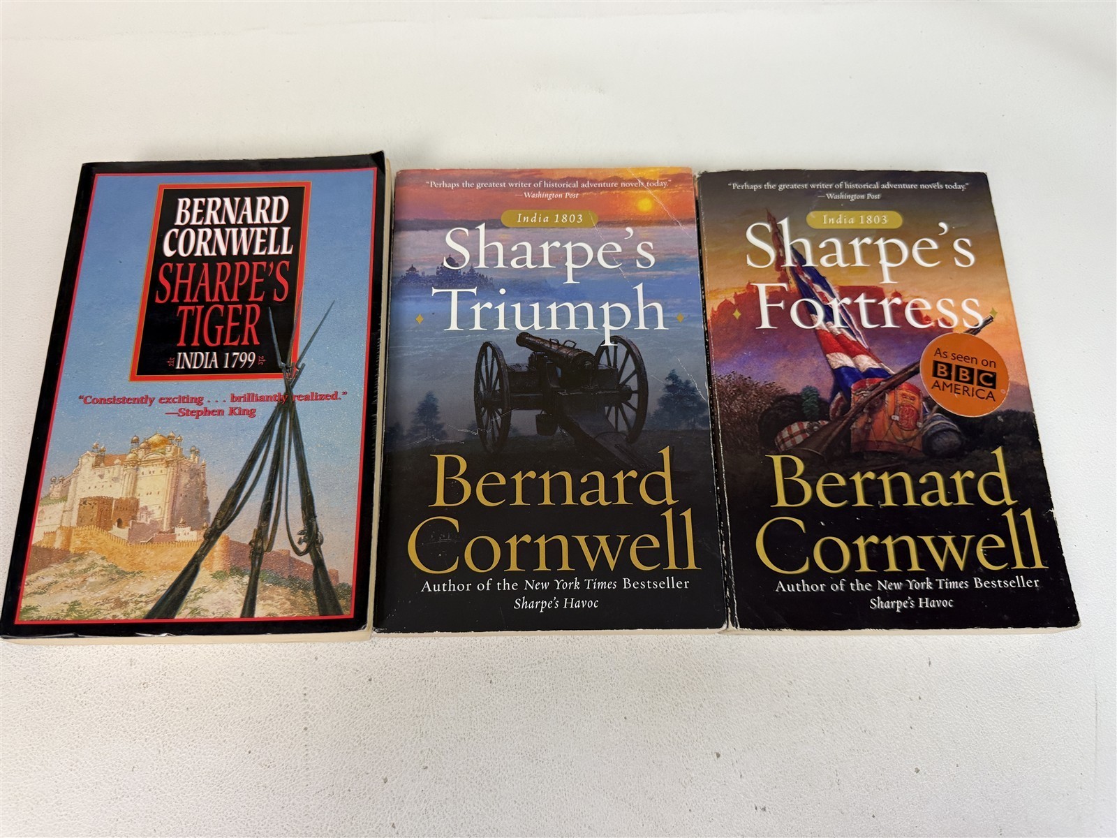 Bernard Cornwell Lot 1st 22 Richard Sharpe Novels Napoleonic Wars