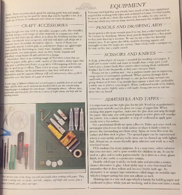 The Art of Paper Crafts 1991 Jilly MacLeod & Cheryl Owen