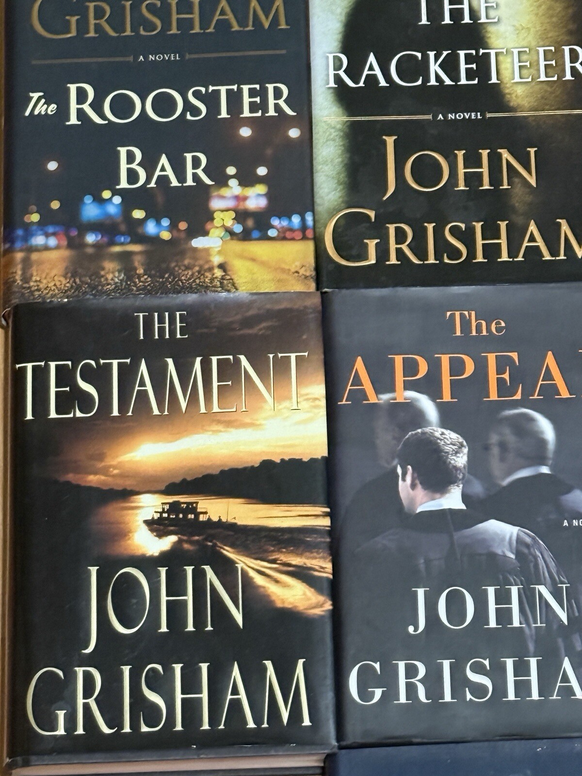 John Grisham Hardcover Lot Of 10 Books Nice Condition With Dust Jackets