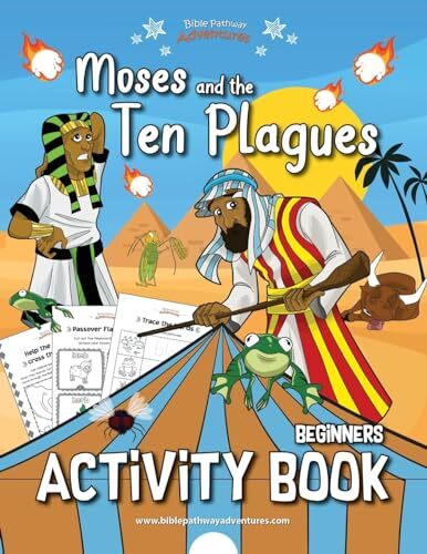 Moses and the Ten Plagues Activity Book – Reid, Pip – Paperback – Very Good