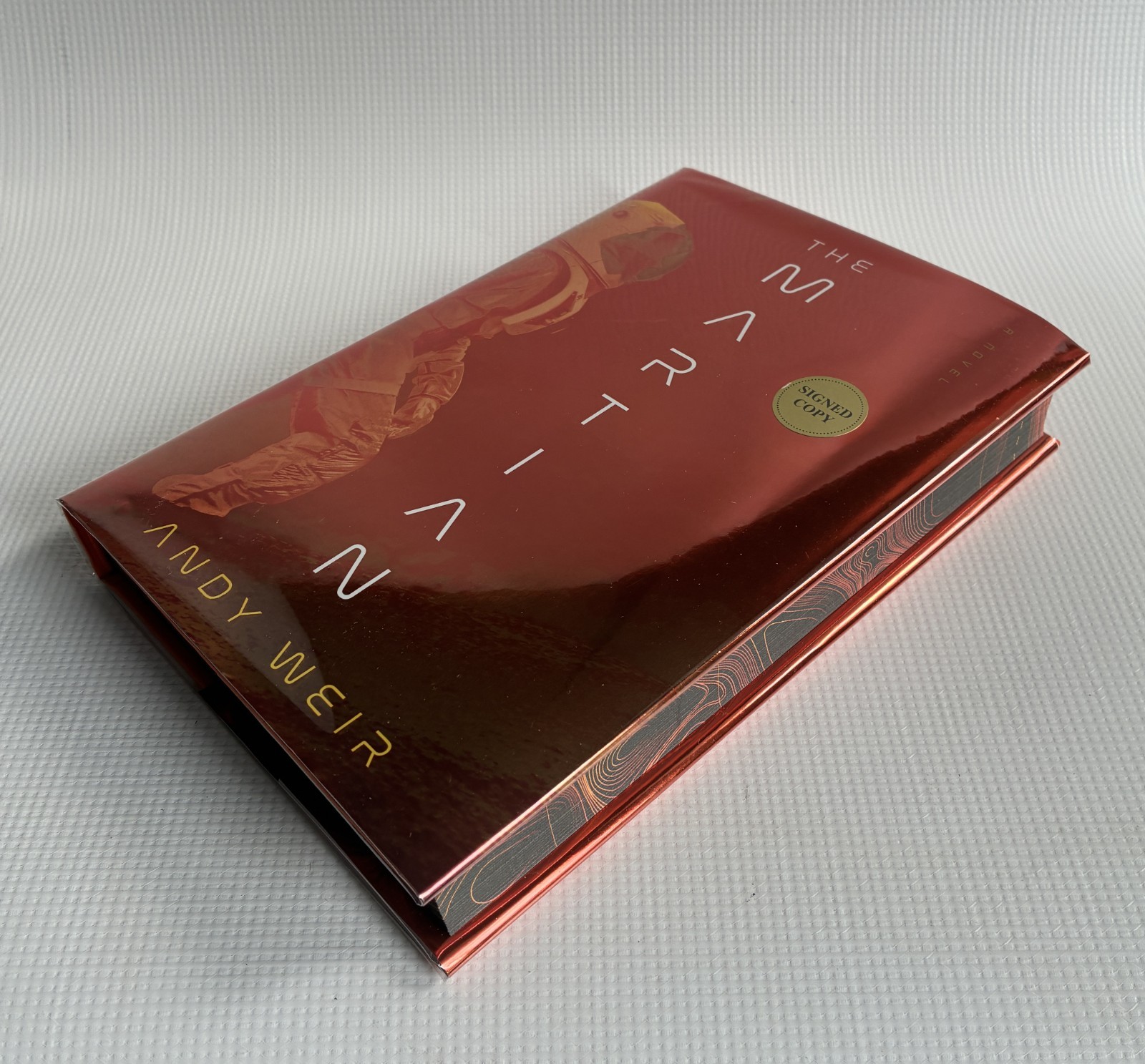 The Martian by Andy Weir SIGNED Deluxe Hardcover Edition, 1st Printing, New/Fine