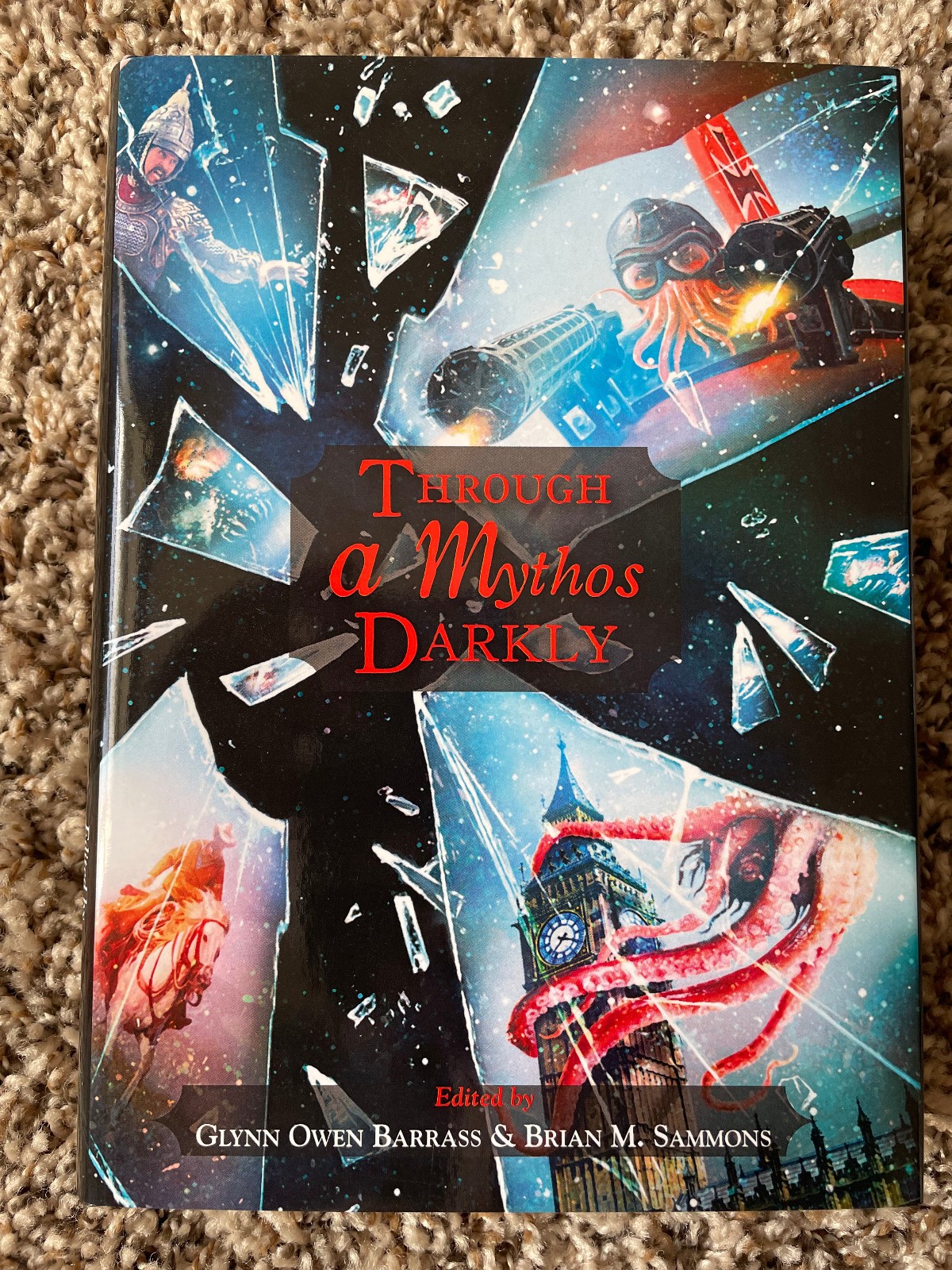 THROUGH A MYTHOS DARKLY Barrass/Sammons (eds) 1st ed HC UK IMP PS PUB CTHULHU