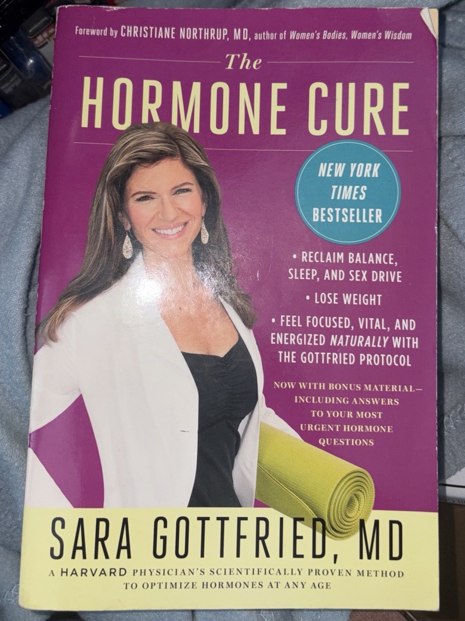 The Hormone Cure by Sara Gottfried, MD Paperback Scribner Health Wellness Book
