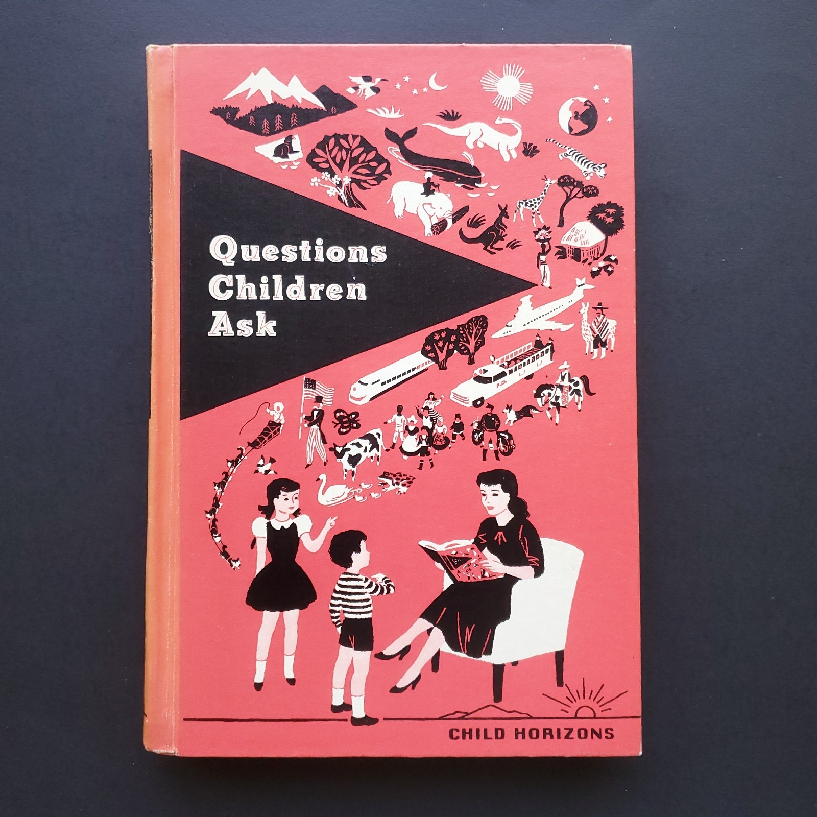 Vintage 1950s Child Horizons Educational Books Lot of 3 Illustrated Hardcover