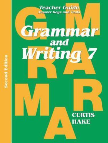 Grammar & Writing Grade 7 (Stephen Hake Grammar), Steck-Vaughn, Good Book
