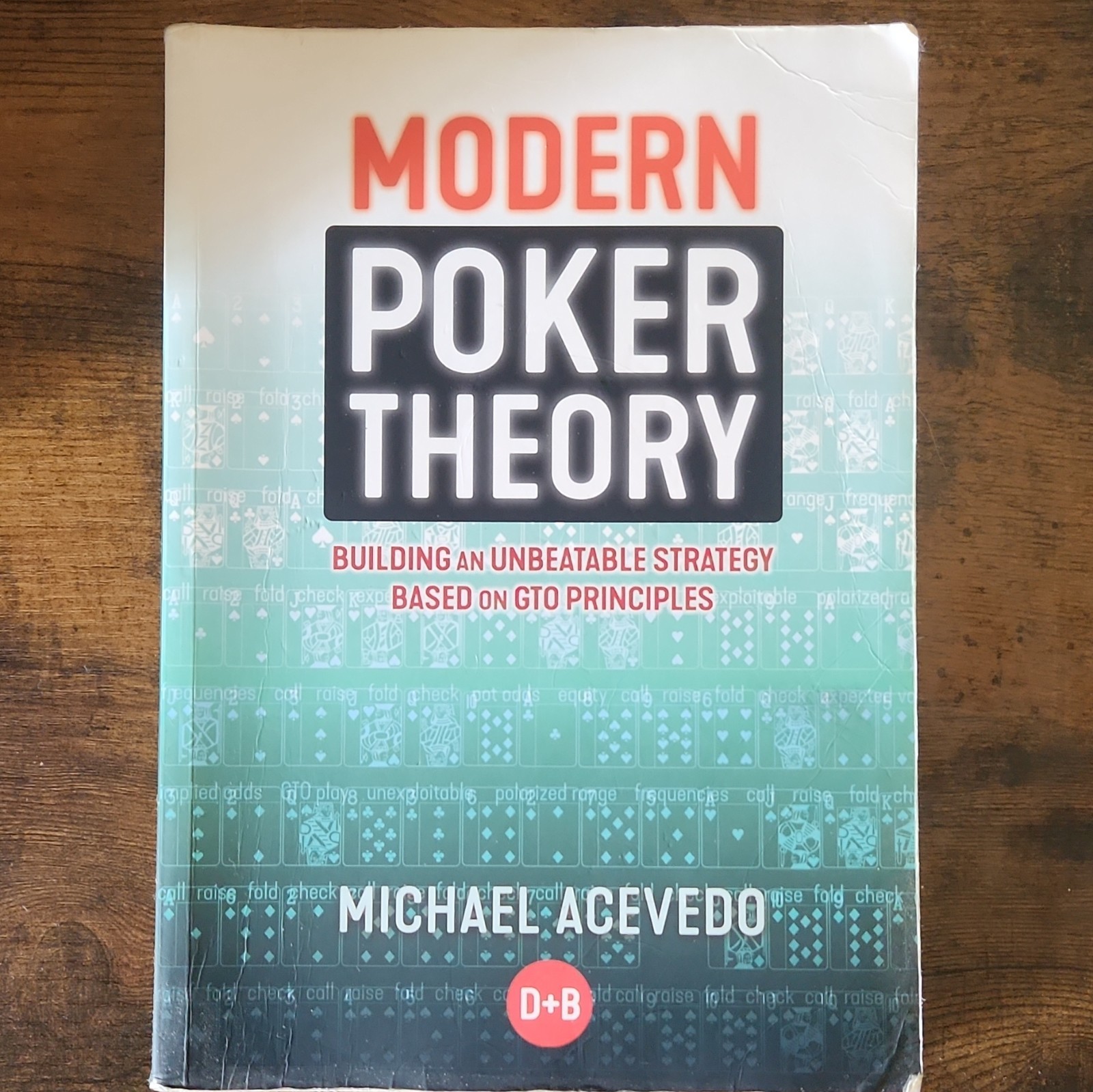 D & B Publishing Modern Poker Theory GTO Principles Michael Acevedo 2019 TPB