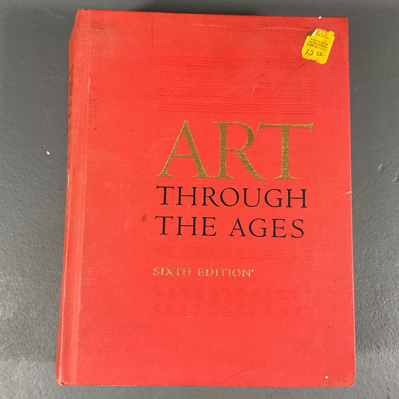 Gardner’s Art Through The Ages By Horst De La Croix 6th Edition HC Book 1975