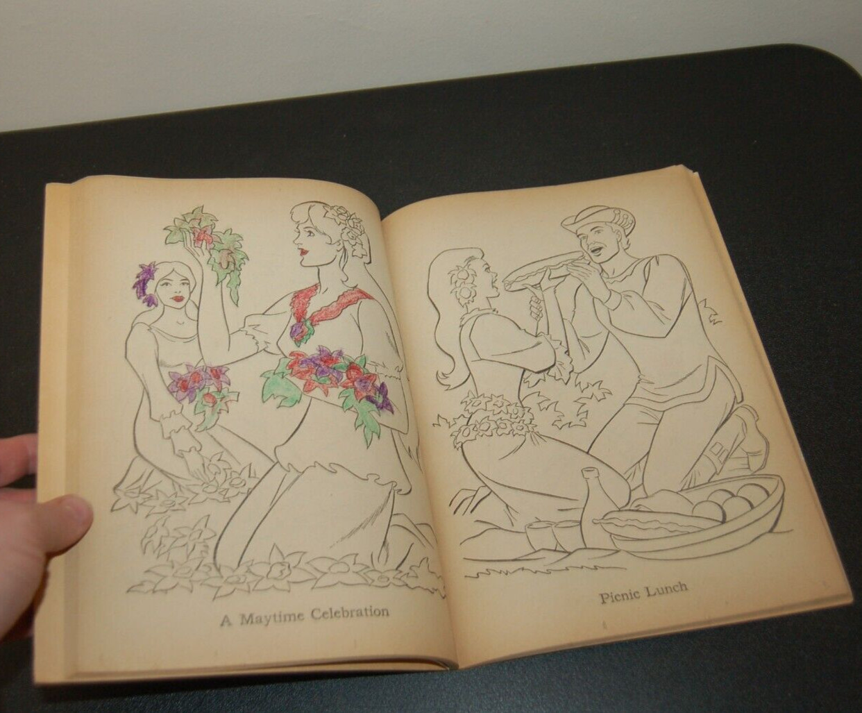 Rare 1967 Camelot Coloring Book Whitman King Arthur Lancelot Guenevere