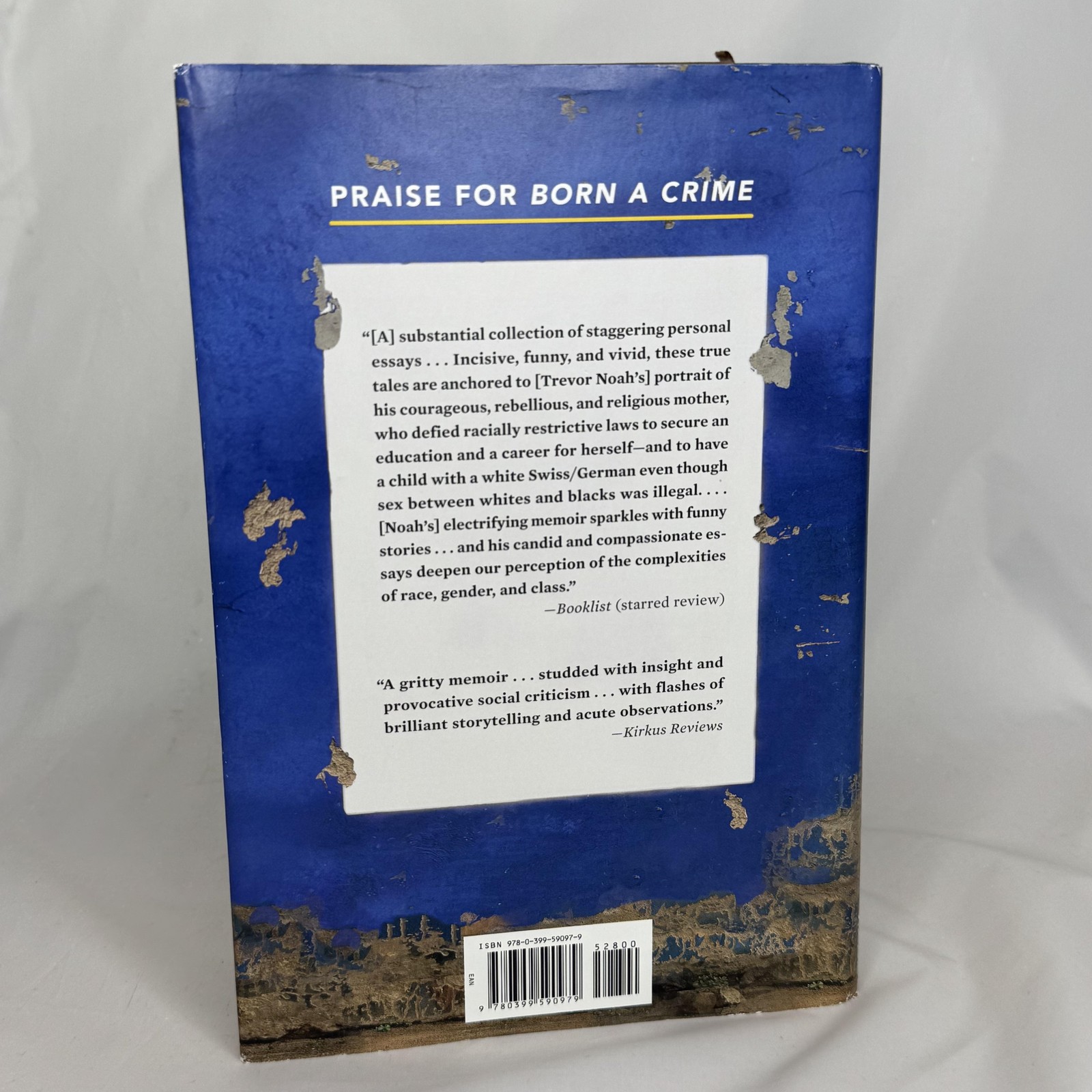 Born A Crime Trevor Noah Signed Memoir 1st Ed Blue HC DJ Spiegel & Grau 2016 USA