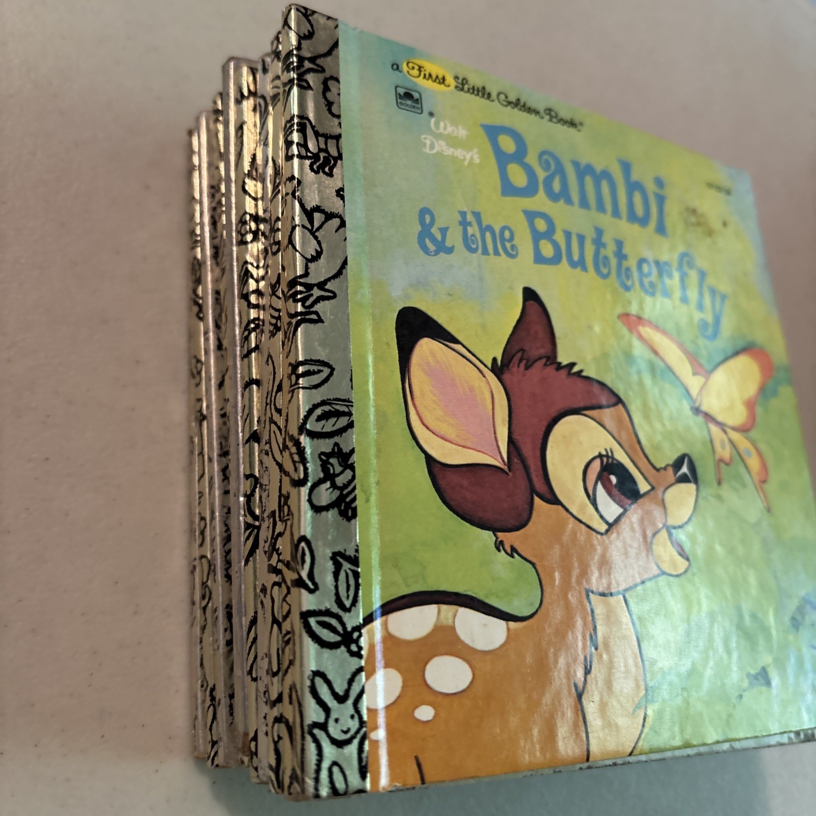 Vintage Lot 11 First Little Golden Books 5.5” Bambi Alice Panda Max Hen Prayers