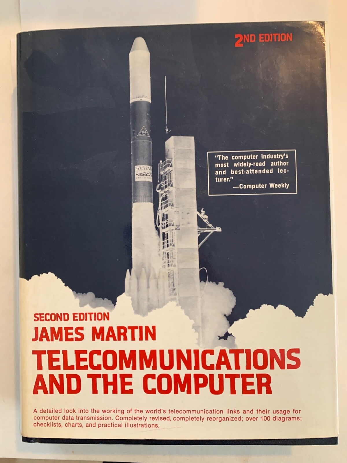 Telecommunications and the Computer by James Martin (1976) HC DJ LN
