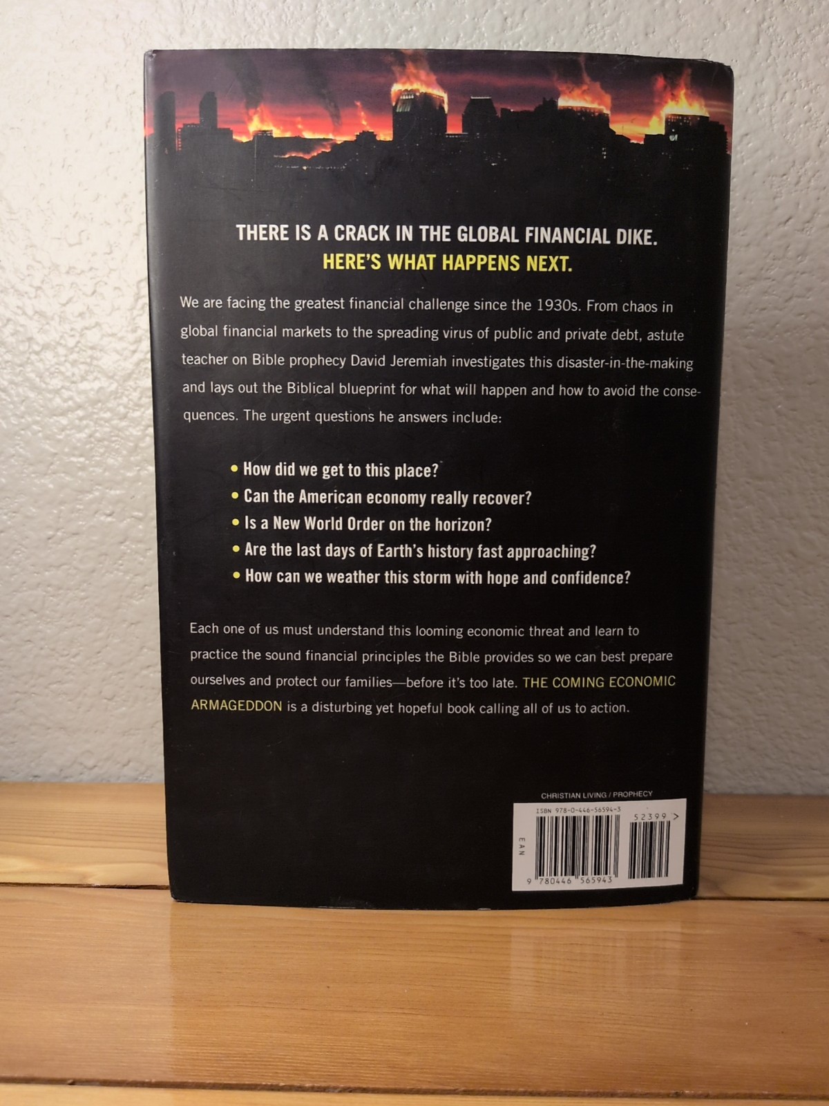 The Coming Economic Armageddon Dr. David Jeremiah 1st Edition 2010 Hardcover
