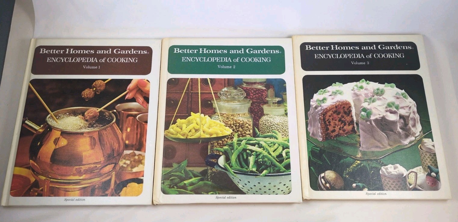 Better Homes And Gardens Encyclopedia Of Cooking, Complete Set, Vintage, 1973 HC