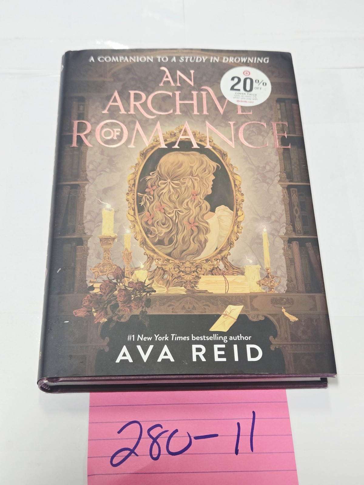 An Archive Of Romance Ava Reid Fantasy Romance Hardcover Dust Jacket Pink