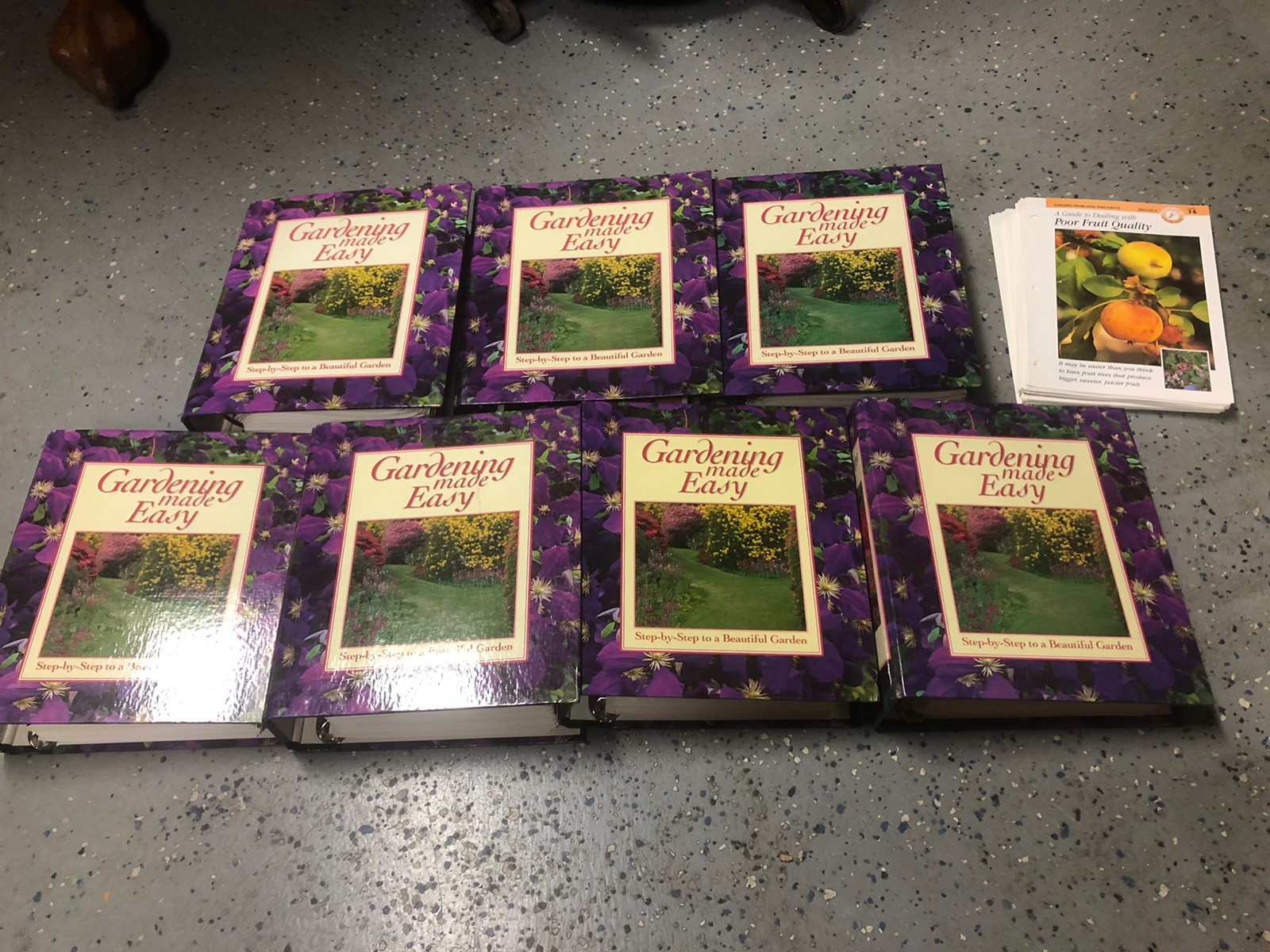 GARDENING MADE EASY Binder Step by Step Guide Ring Bound 7 Binders 1-12 Groups