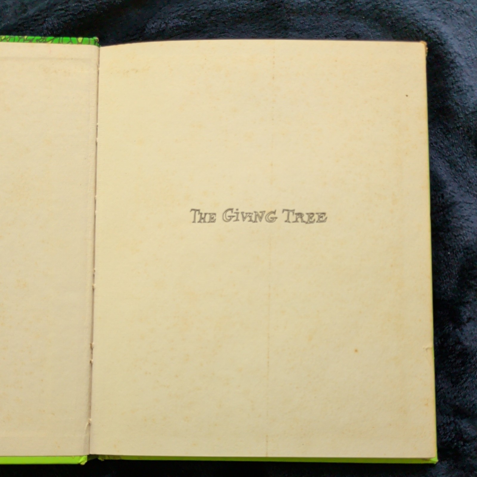 The Giving Tree-Shel Silverstein-Harper & Row-1964