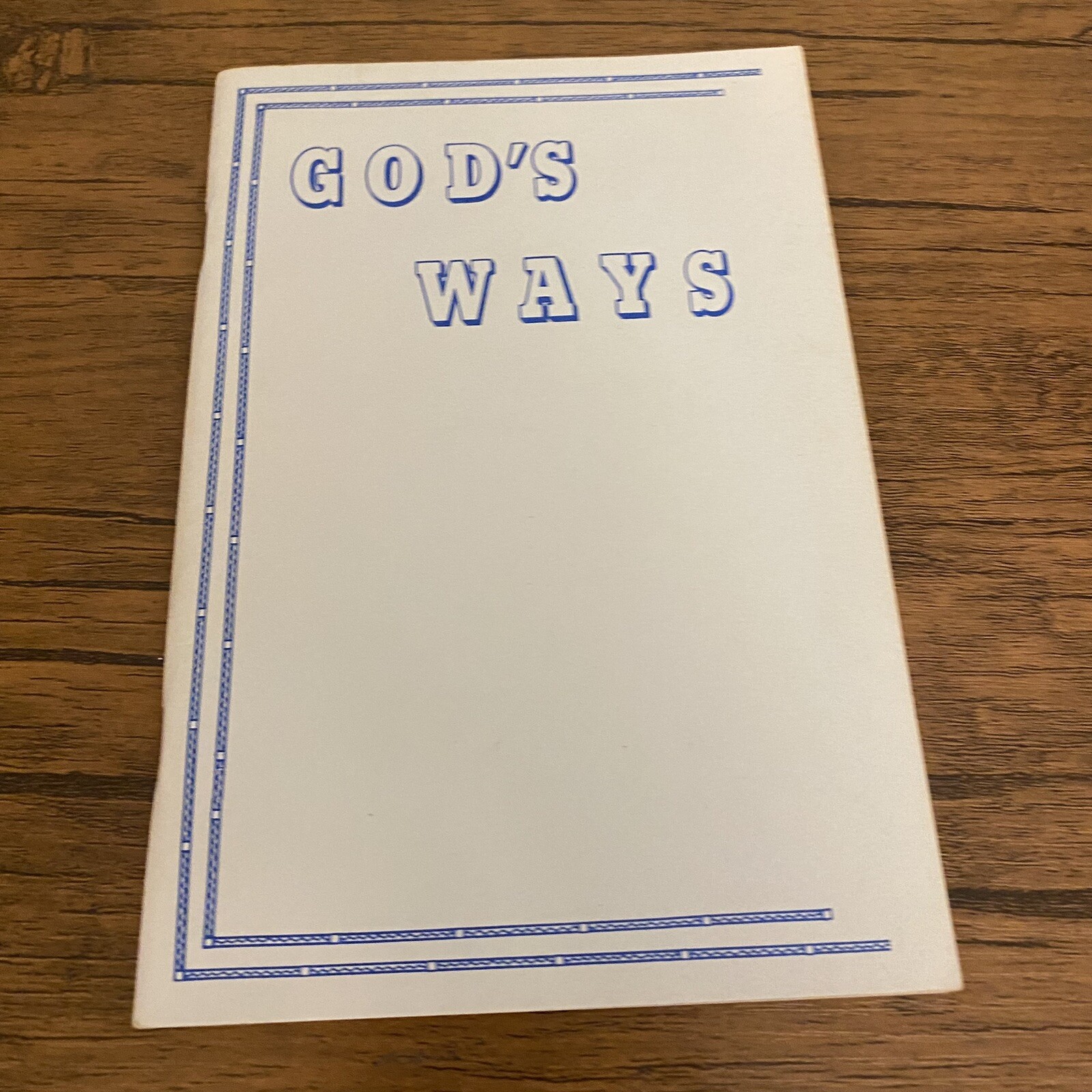 God’s Ways By Mrs Oliver B Greene Gospel Hour Paperback