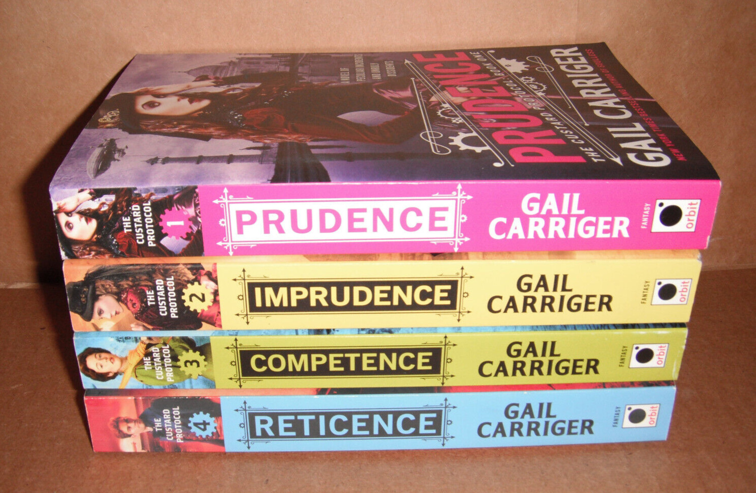 The Custard Protocol Vol. 1,2,3,4 Complete Set by Gail Carriger Paperback