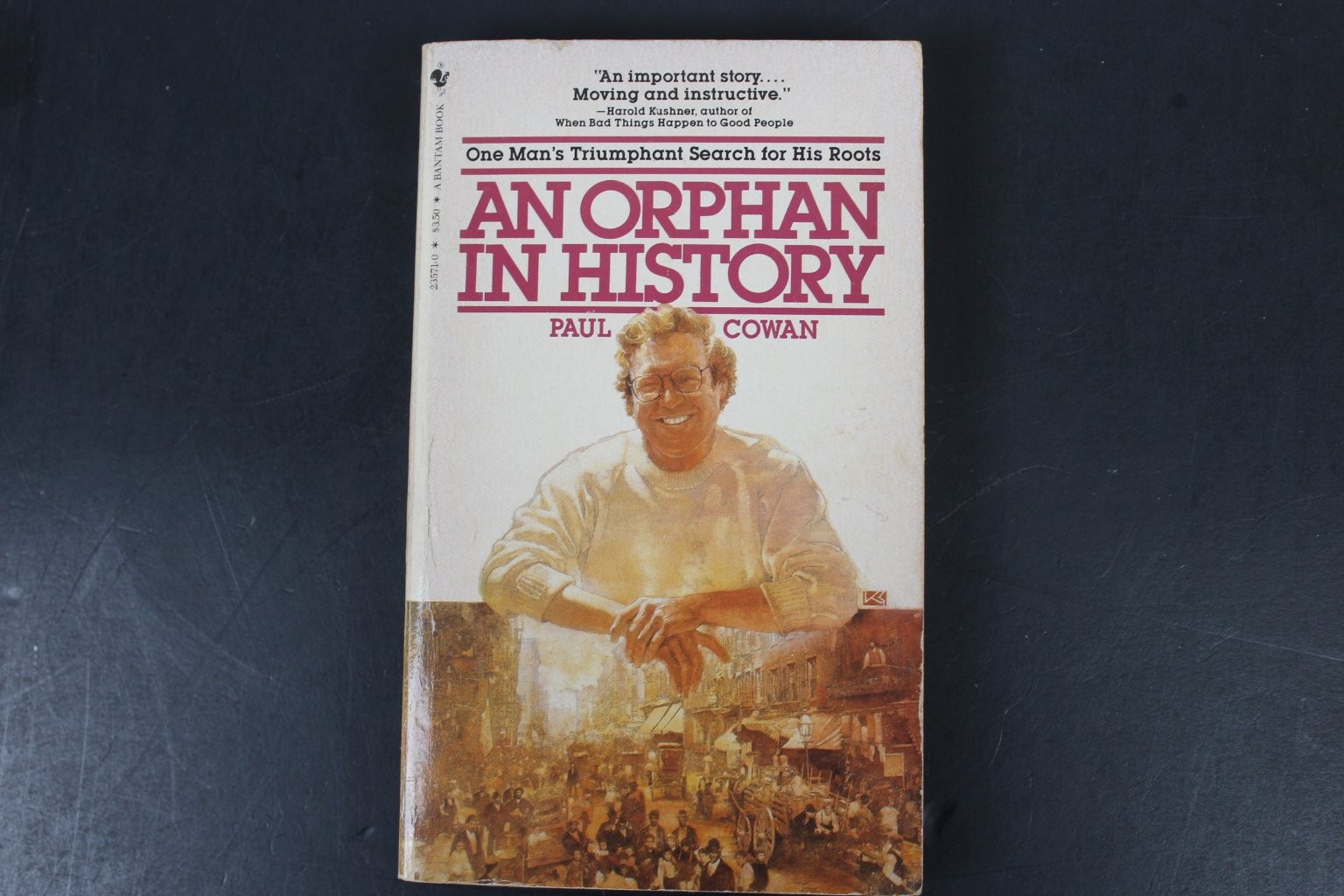 An Orphan in History Paul Cowan 1983 First Bantam Edition Memoir Jewish Roots PB