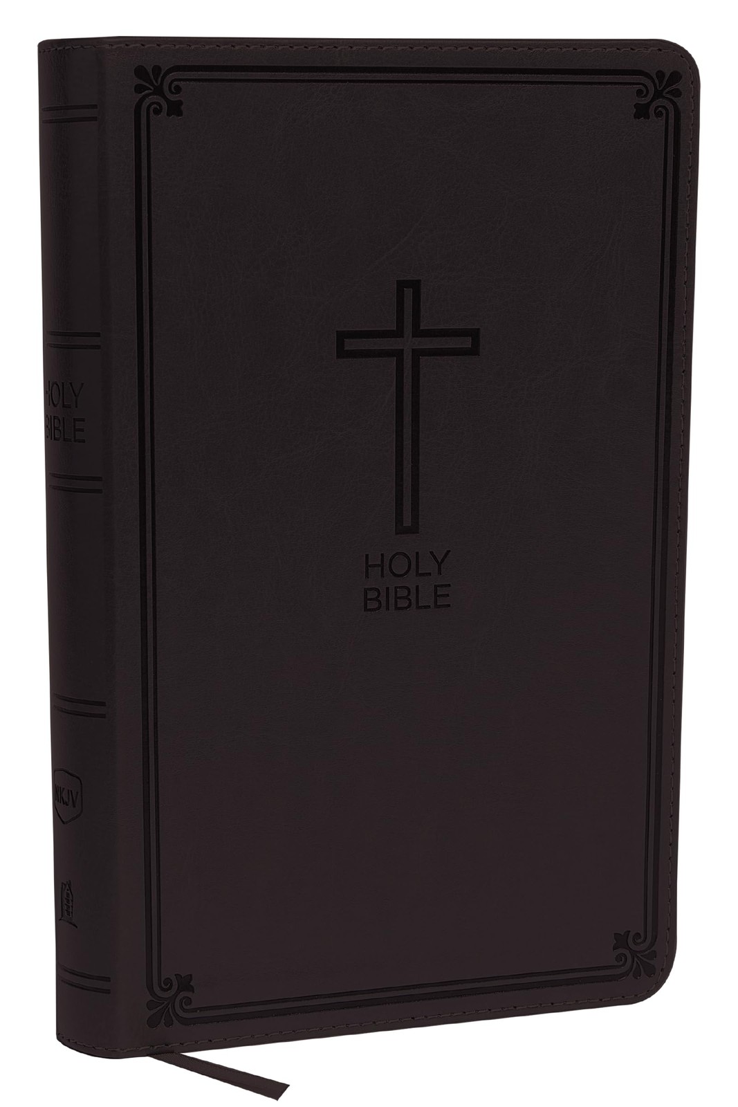 NKJV, Deluxe Gift Bible, Leathersoft, Gray, Red Letter, Comfort Print: Holy …