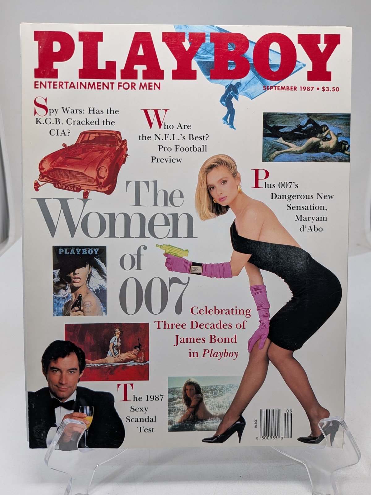 Playboy Magazine September 1987 🔥 CG Maryam D’Abo 🔥 PM Gwen Hajek 🔥