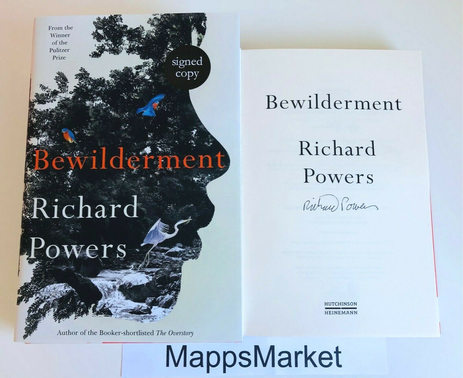 SIGNED Bewilderment by Richard Powers UK 1st Edition/1st Printing (2021, HC) NEW