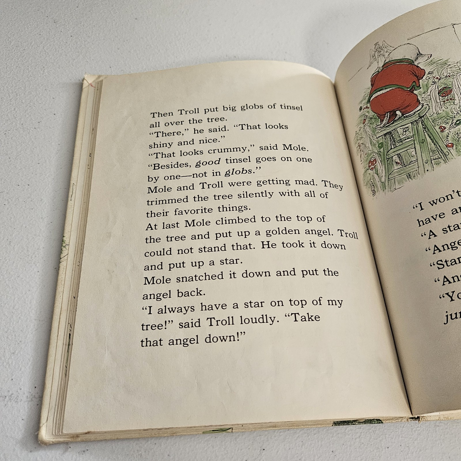 Mole And Troll Trim The Tree by Tony Johnston 1974
